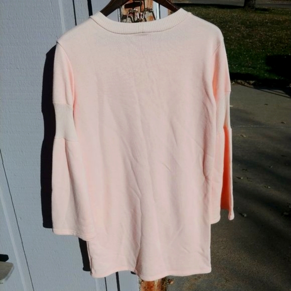 Soft Pink Sweatshirt Dress - Picture 6 of 8